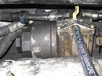 fuel water separator drain