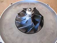 compressor wheel removal